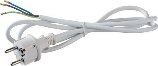  Кабель сетевой S-LR2A с прямой евровилкой 1.5м с заземл. бел. Volsten 9344 