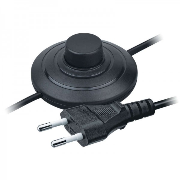  Шнур 61 601 NPS-FS01-170-2х0.5-BL 1.7м с выкл. черн. Navigator 61601 