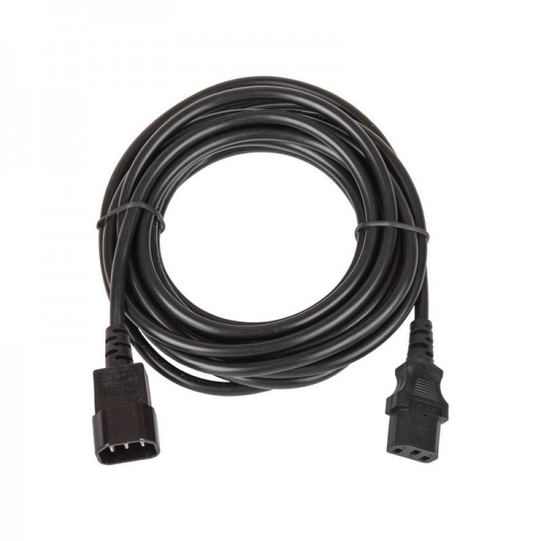  Кабель питания разъем C14 IEC 60320/разъем C13 IEC 60320 3х1кв.мм 250В 10А 3м черн. TLK TLK-PCM10-030 