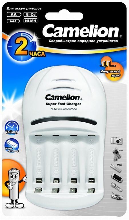  Устройство зарядное BC 1007 (1-4AAA/AA таймер; индик. 1000мА) Camelion 9255 