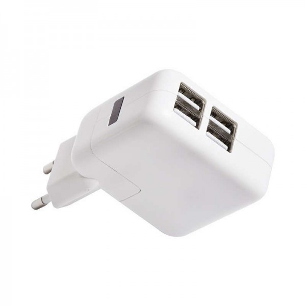 Устройство зарядное сетевое 4хUSB переходник+адаптер (СЗУ) 5В 2х2 100мА 2х1000мА Rexant 18-1184 