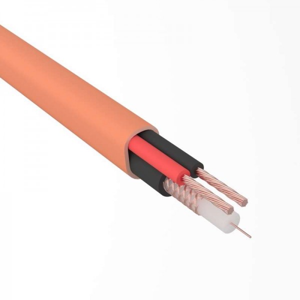  Кабель КВК-В-2 нг(А)-HF + 2х0.75 оранж. (уп.200м) Rexant 01-4223 