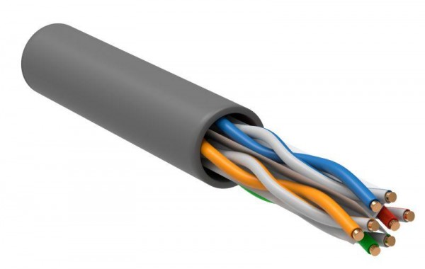  Кабель связи витая пара U/UTP (23AWG) кат.6 4х2 (305м) (м) ITK LC1-C604-111 