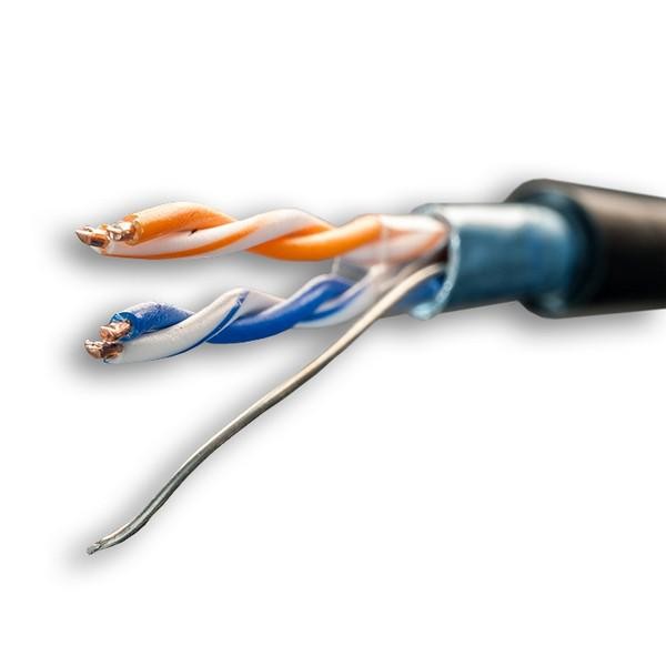  Кабель FTP 2х2хAWG24 кат. 5е Cu PE Out. 500м (м) SUPRLAN Standard 01-0920 