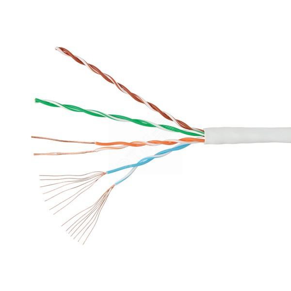  Кабель UTP 4х2хAWG26 7х0.16мм кат. 5е Cu Patch PVC In. 305м (м) SUPRLAN Patch 01-0341 