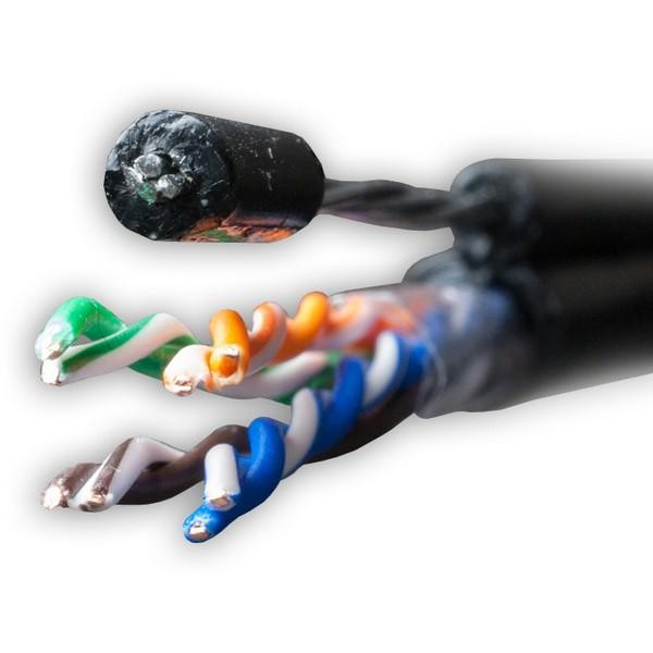  Кабель UTP 4х2х0.51 кат. 5е Cu PE Out. T-FG8 (трос) 305м (м) SUPRLAN Premium 01-0308 