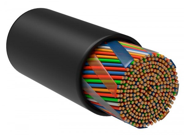  Кабель связи витая пара U/UTP кат. 5e 10х2х24AWG solid LDPE (305м) черн. (м) ITK LC3-C5E10-139 