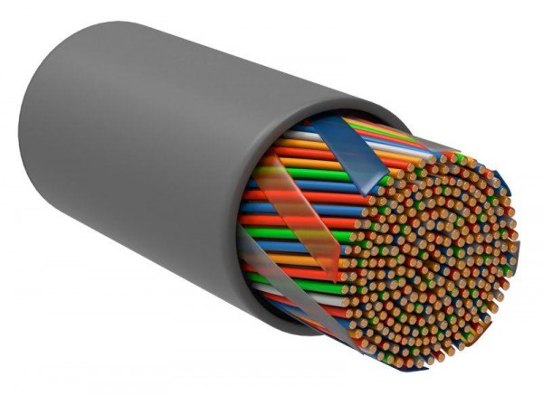 Кабель связи витая пара U/UTP кат.5е 50х2х24AWG solid PVC (305м) сер. (м) ITK LC1-C5E50-111 