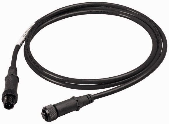  Кабель SWD4-2LR5-1-2S соед. устройства входа/выхода IP67 5п оконц. со штекером и гнездом M12 (дл.2м) EATON 179546 