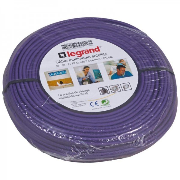  Кабель для передачи TV и информ. каналов Rj45 100м (уп.100м) Leg 032789 