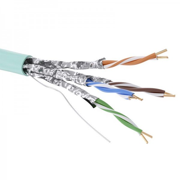  Кабель CAT 6A U/FTP Hг(A)-LSLTx бухта 500м аква DKC RN6AUFA03AQ 