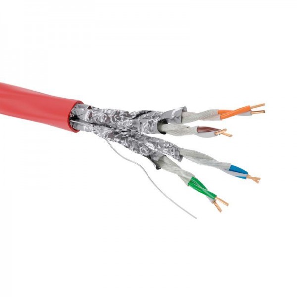  Кабель CAT 6 U/FTP нг(А)-FRHF бухта 305м красн. DKC RN6UFA04RD 