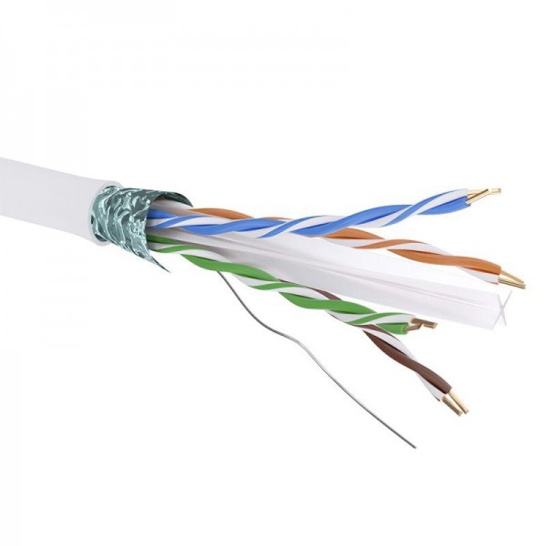  Кабель CAT 6 F/UTP Hг(A)-LSLTx бухта 305м сер. DKC RN6FUA03WH 