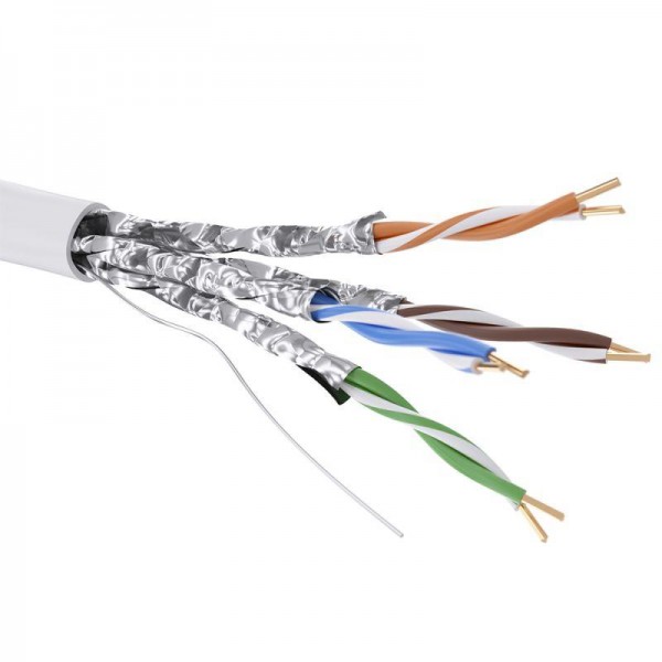  Кабель CAT 6 U/FTP нг(А)-HF бухта 305м бел. DKC RN6UFA01WH 