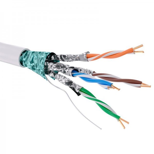  Кабель CAT 6 F/FTP нг(А)-HF бухта 305м бел. DKC RN6FFA01WH 