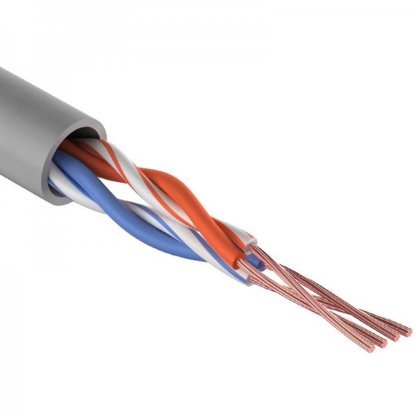  Кабель UTP 2х2х24AWG кат.5е медь (уп.305м) STRANDED Rexant 01-0026 