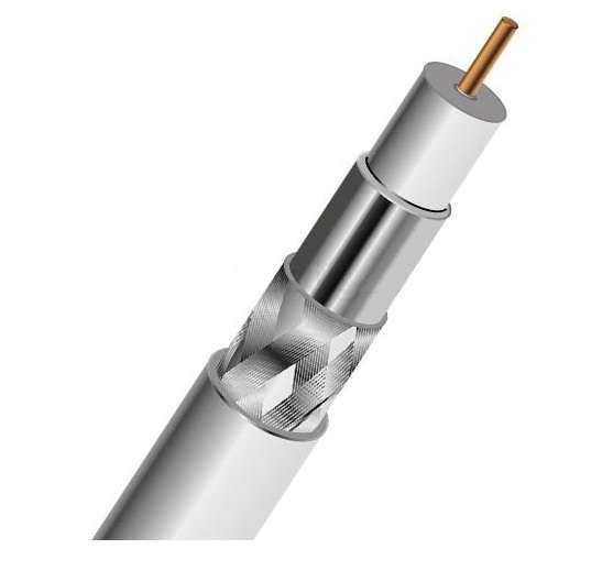  Кабель SAT 50M+Cu/Al/Cu 48х0.12 75 Ом бухта Б (Red Line) (м) PROCONNECT 01-2401-6 
