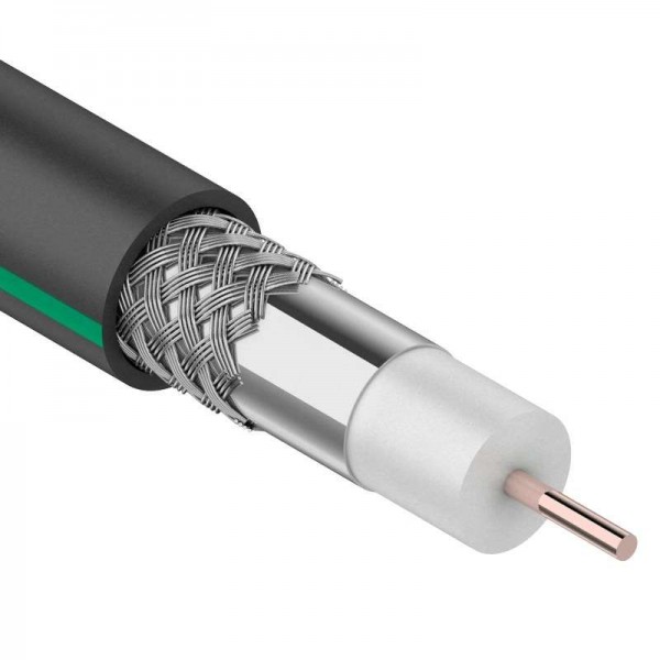 Кабель SAT 703B Cu/Al/Al (75%) 75Ом 100м черн. OUTDOOR (м) PROCONNECT 01-2436-1 