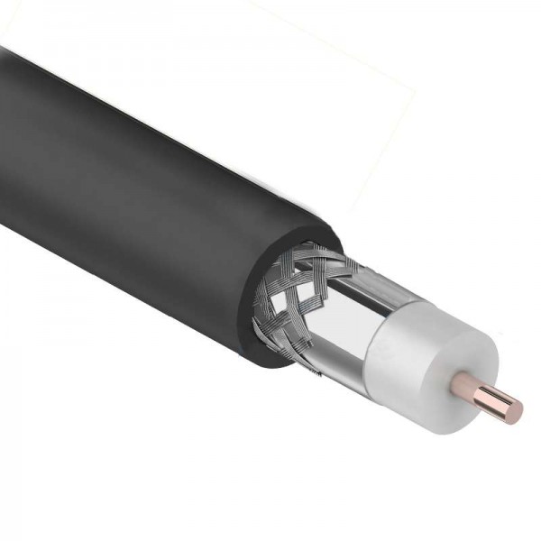  Кабель RG 6U+CU 48х0.12 (75 Ом) наружн. 100м (м) Rexant 01-2222 