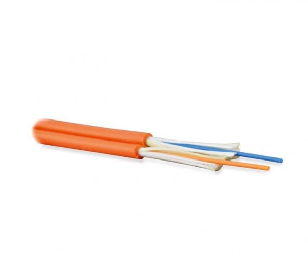  Кабель FO-D3-IN-503-2-LSZH-AQ волоконно-оптический 50/­125 (OM3) многом. 2 волокна duplex zip-cord плотн. буферн. покрытие (tight buffer) 3мм для внутренней прокладки LSZH аква Hyperline 222537 