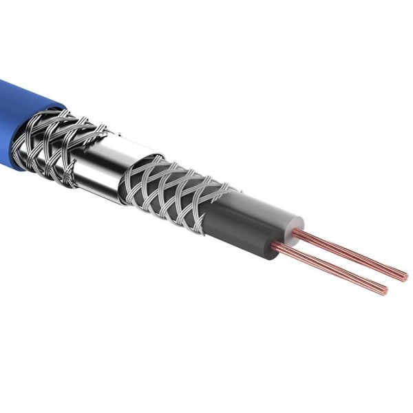  Кабель КММ 2х0.25 1 экран d6.8мм син. (уп.100м) Rexant 01-6028 