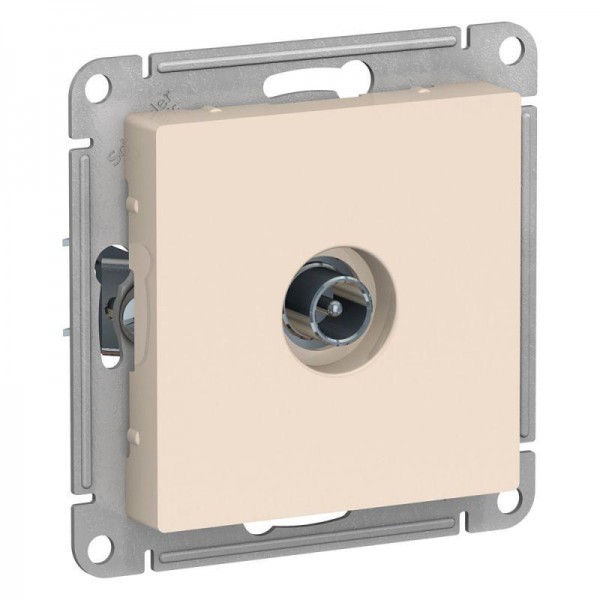  Механизм розетки TV проходной AtlasDesign 4DB беж. SchE ATN000292 