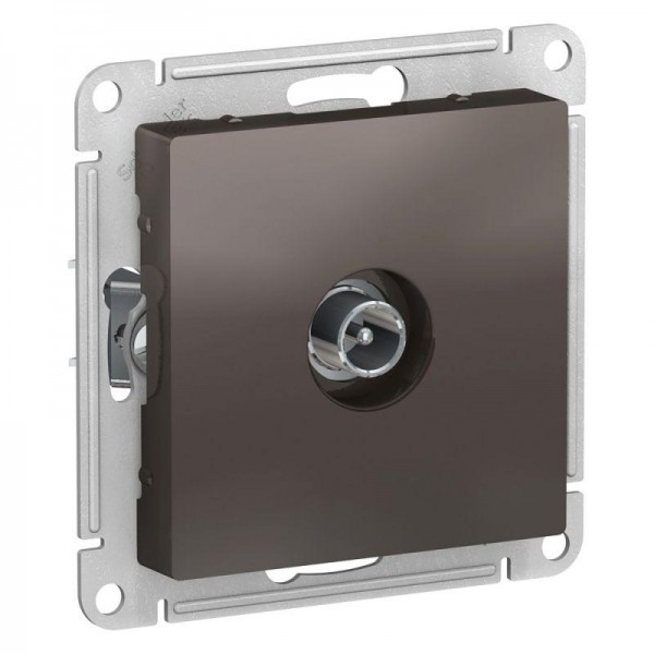  Механизм розетки TV оконечной AtlasDesign 1DB мокко SchE ATN000691 