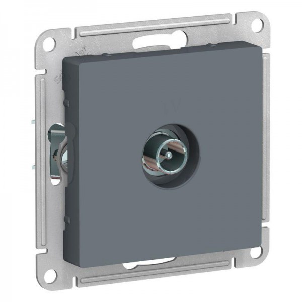  Механизм розетки TV оконечной AtlasDesign 1DB грифель SchE ATN000791 