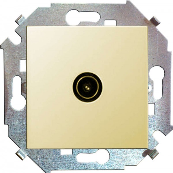  Механизм розетки TV СП Simon15 одиночная сл. кость Simon 1591475-031 