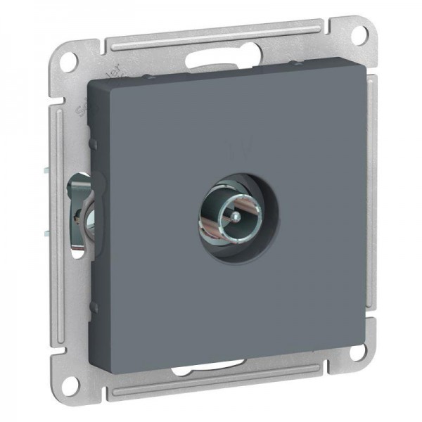  Механизм розетки TV проходной AtlasDesign 4DB грифель SchE ATN000792 