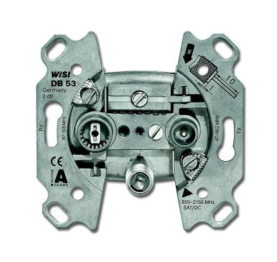  Механизм розетки TV-R-SAT тупиковая ABB 2CKA000230A0463 