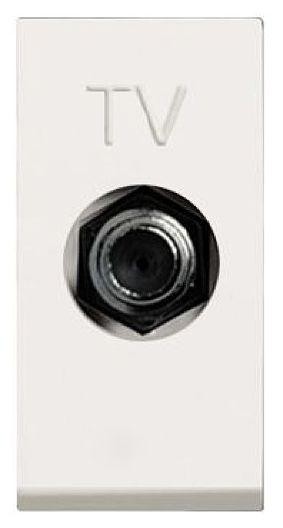  Розетка TV 1мод. Zenit бел. ABB 2CLA215000N1101 