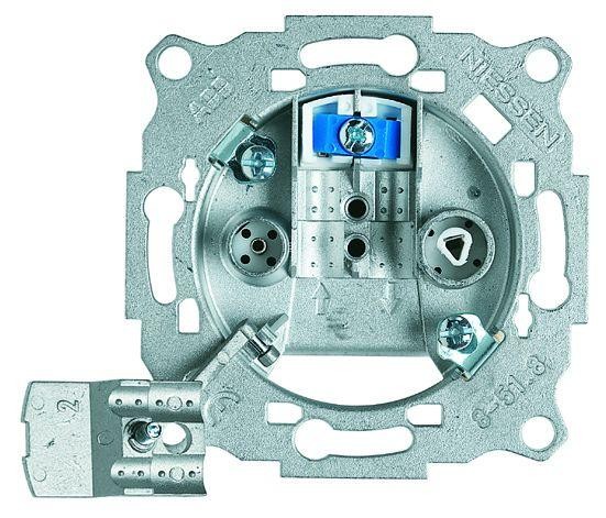  Механизм розетки TV-R проходная ABB 2CLA815070A1001 