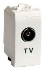  Розетка TV 1-м СП 1мод. Brava черн. DKC 77721N 
