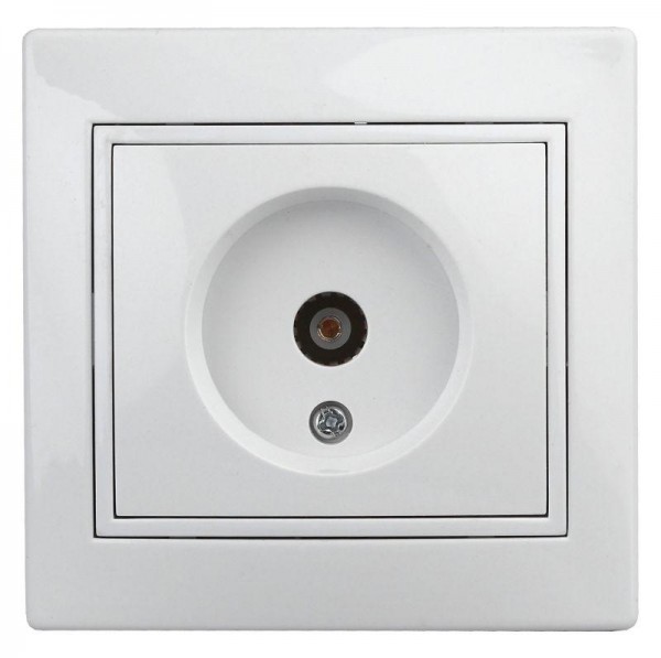  Розетка TV СП Plano 1-301-01 одиночная IP20 бел. Intro Б0027617 