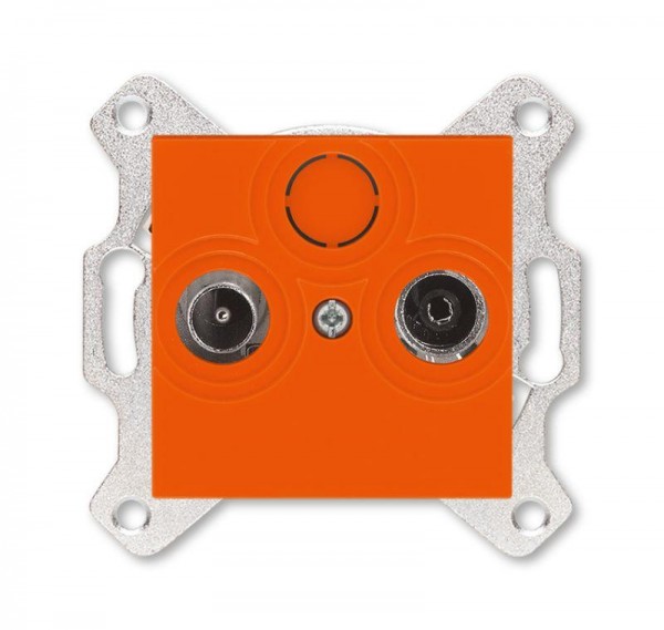  Розетка TV-R Levit оконечная оранж. ABB 2CHH083503A6066 