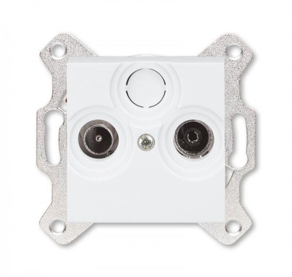  Розетка TV-R Levit проходная 7дБ бел. ABB 2CHH083607A6003 