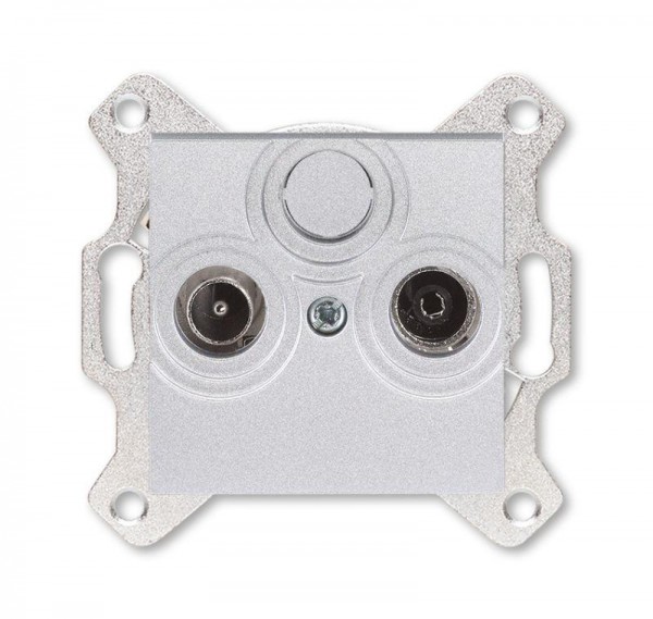  Розетка TV-R Levit оконечная серебр. ABB 2CHH083503A6070 