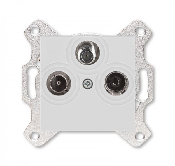  Розетка TV-R-SAT Levit единственная сер. ABB 2CHH083303A6016 