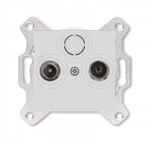  Розетка TV-R Levit оконечная сер. ABB 2CHH083503A6016 