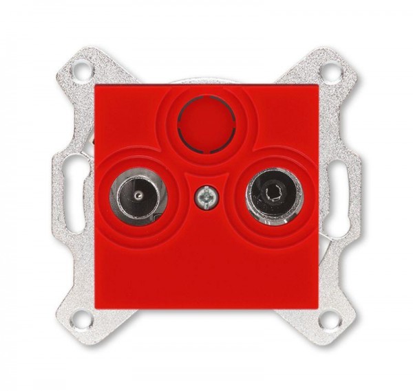  Розетка TV-R Levit оконечная красн. ABB 2CHH083503A6065 