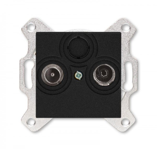  Розетка TV-R Levit оконечная антрацит ABB 2CHH083503A6063 