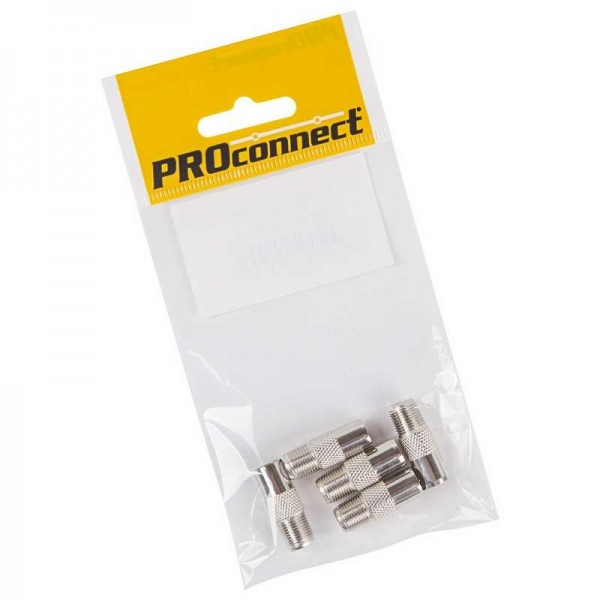  Переход гнездо F - штекер  TV (уп.5шт) PROCONNECT 05-4303-4-9 