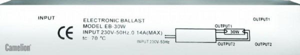  Аппарат пускорег. (ЭПРА) В22 1х36 Camelion 4836 
