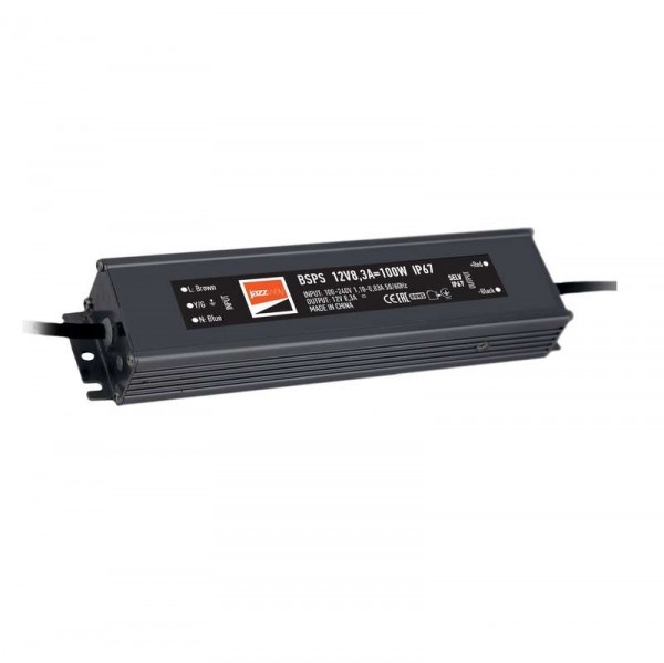  Драйвер BSPS 12В 8.3A=100Вт влагозащ. IP67 JazzWay 3329280A 