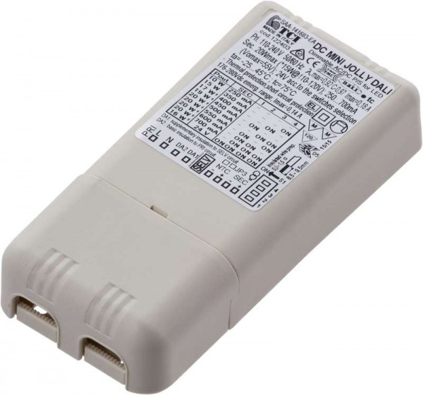  Драйвер LED 20Вт 250/350/400/450/500/550/600/700мА DALI (TCI DC MINI JOLLY DALI 122403) СТ 4002000050 
