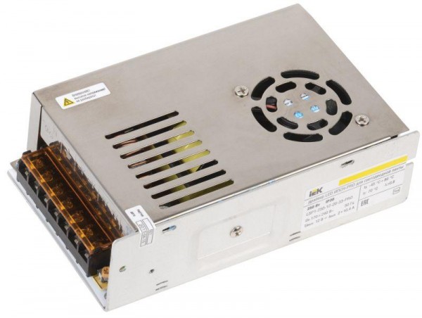  Драйвер LED ИПСН-PRO 5050 250Вт 12В блок-клеммы IP20 ИЭК LSP1-250-12-20-33-PRO 