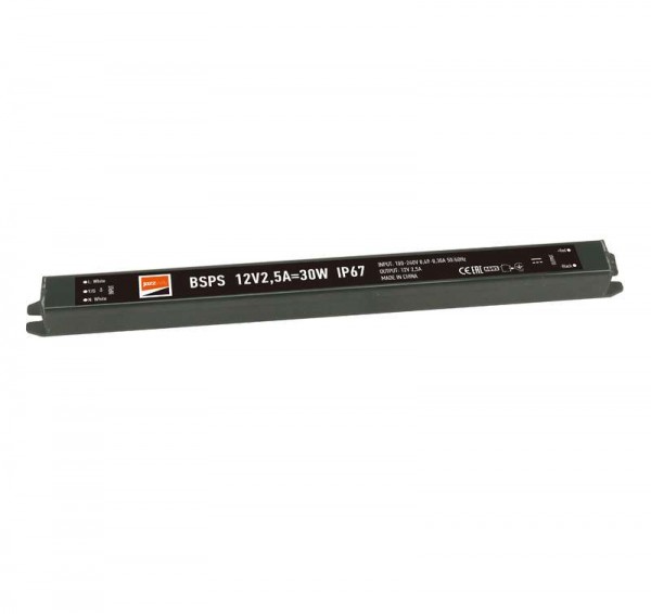  Драйвер BSPS 12В 2.5A=30Вт влагозащ. IP67 JazzWay 3329259A 