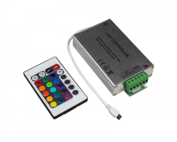  Контроллер LS-CB-12 12А 12В 16 статических 4 динамических канала IN HOME 4690612022406 