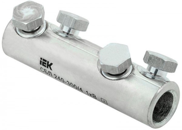  Соединитель болтовой луженый СБЛ 240-300/4 1кВ IEK UCB11-240-300-04-01 